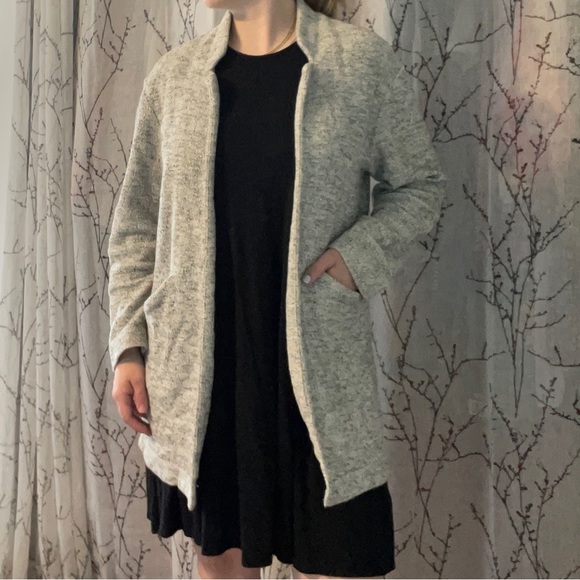 Grey shacket / cardigan - Picture 2 of 4